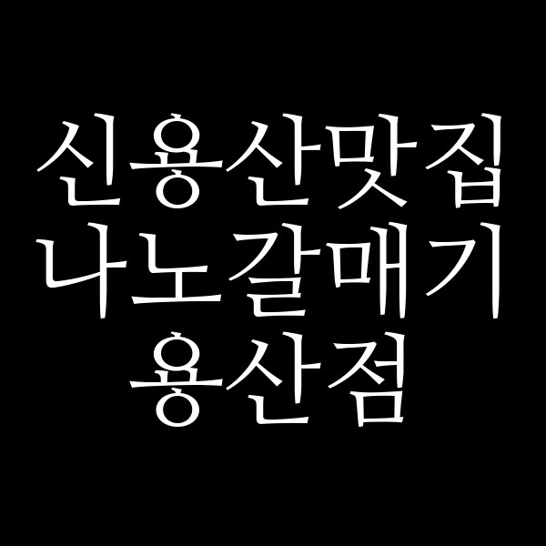 나노갈매기 용산점 썸네일 이미지